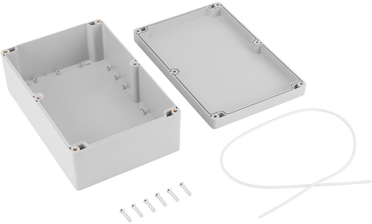 Dailygoods - Dailygoody - Waterdichte Behuizing - IP65 Project Case - Gemakkelijk te monteren - Wit Plastic - Aansluitdoos - Voor Elektronische Toepassingen - 230 ...