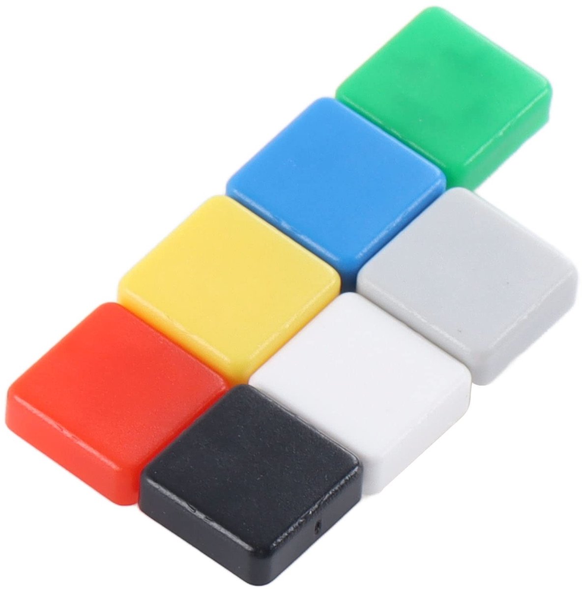 Dailygoods - Dailygoody - Micro Momentary Tact Button Switch Caps - Drukknopdoppen - 350 Stuks - Tactiele Knopdoppen - Kleurenset - Geschikt voor DIY-projecten