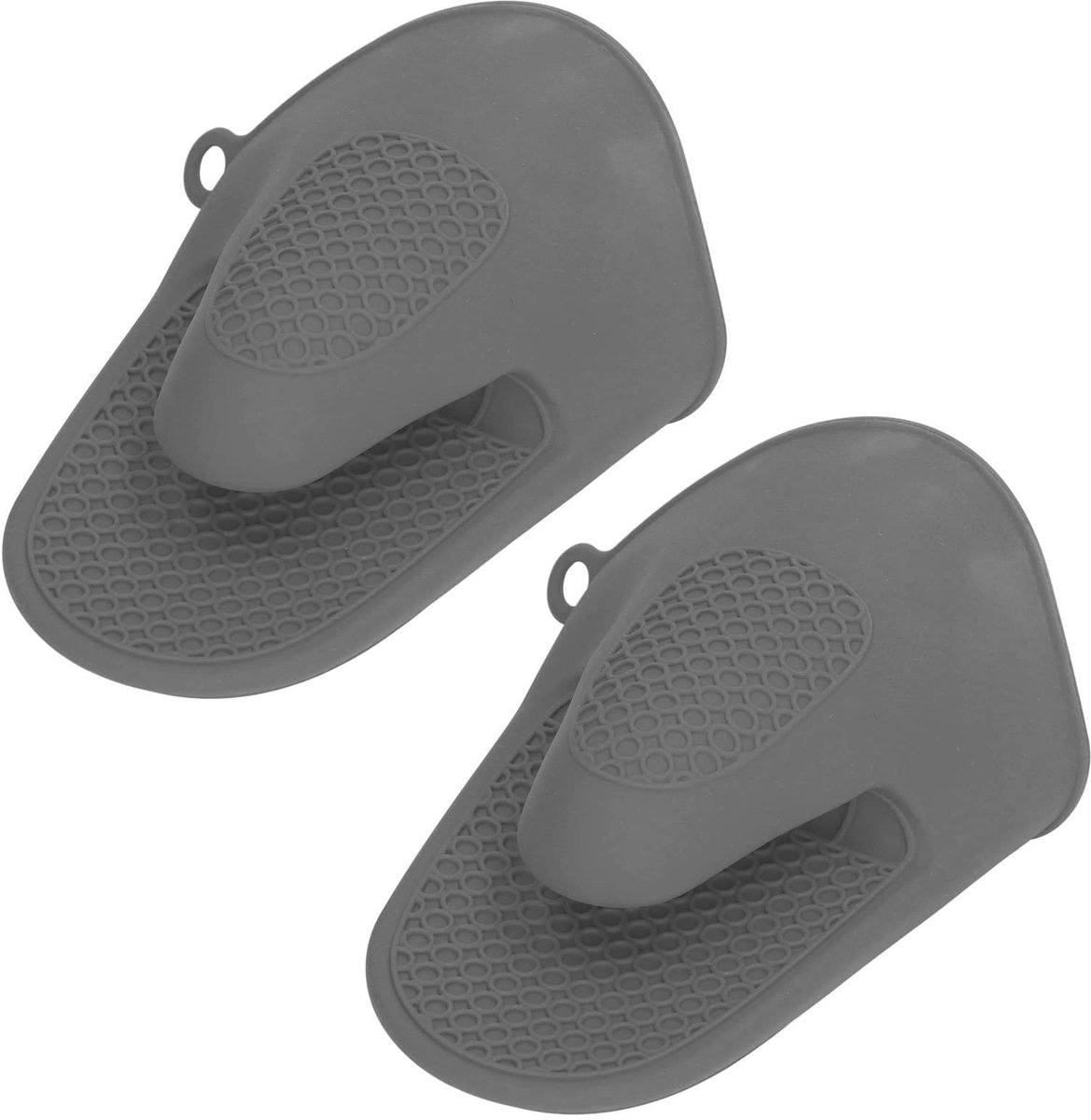 Dailygoods - Dailygoody - Siliconen ovenwanten - Hittebestendige kookhandschoenen - Bescherming tegen brandwonden - Grijs - Anti-verbranding - Voor koken en b