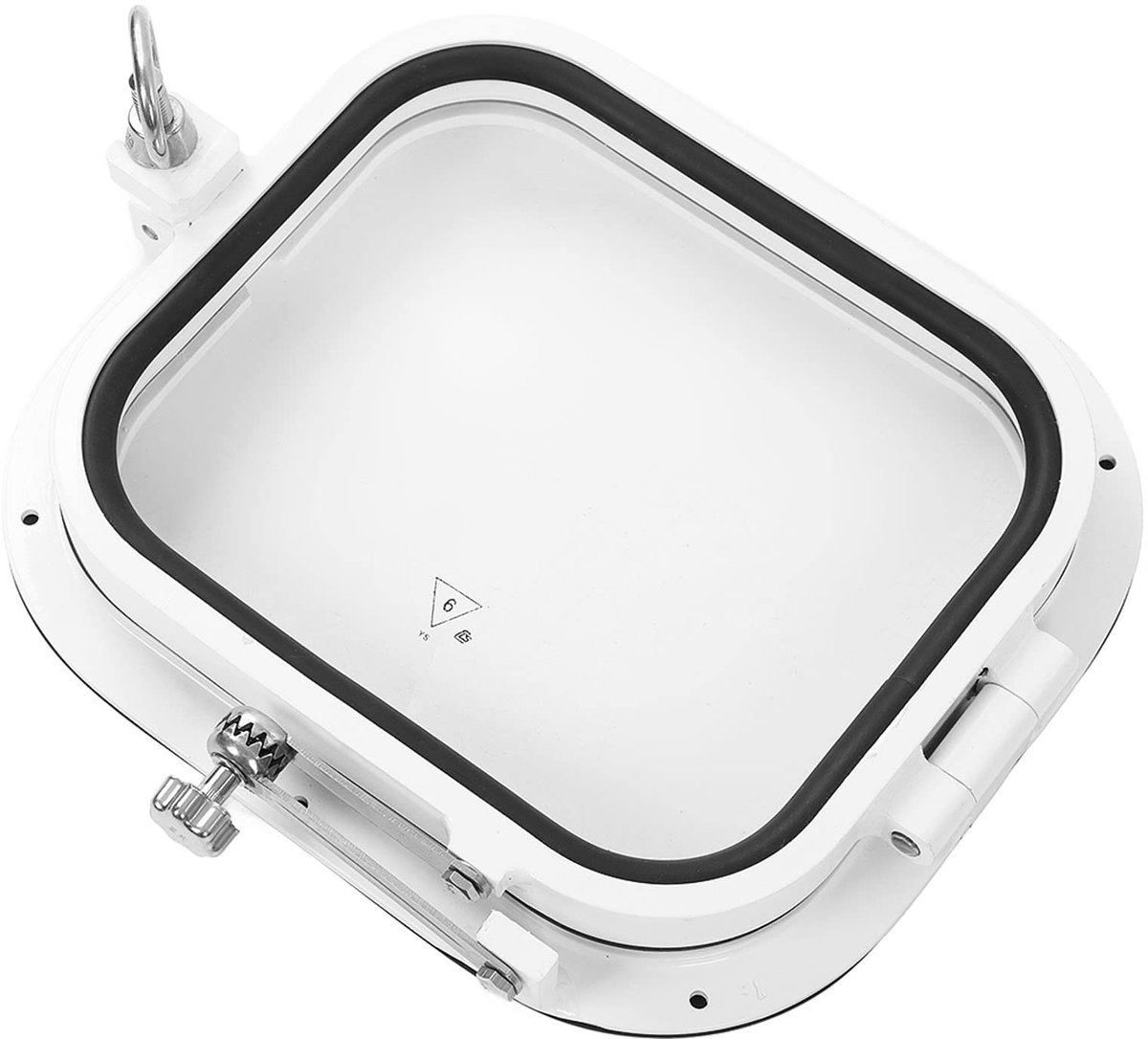 Dailygoods - Dailygoody - Portlight Venster - Gehard Glas - Weerbestendig - 180 ° Interne Opening - Aluminium Frame - Geschikt voor Marine Boot