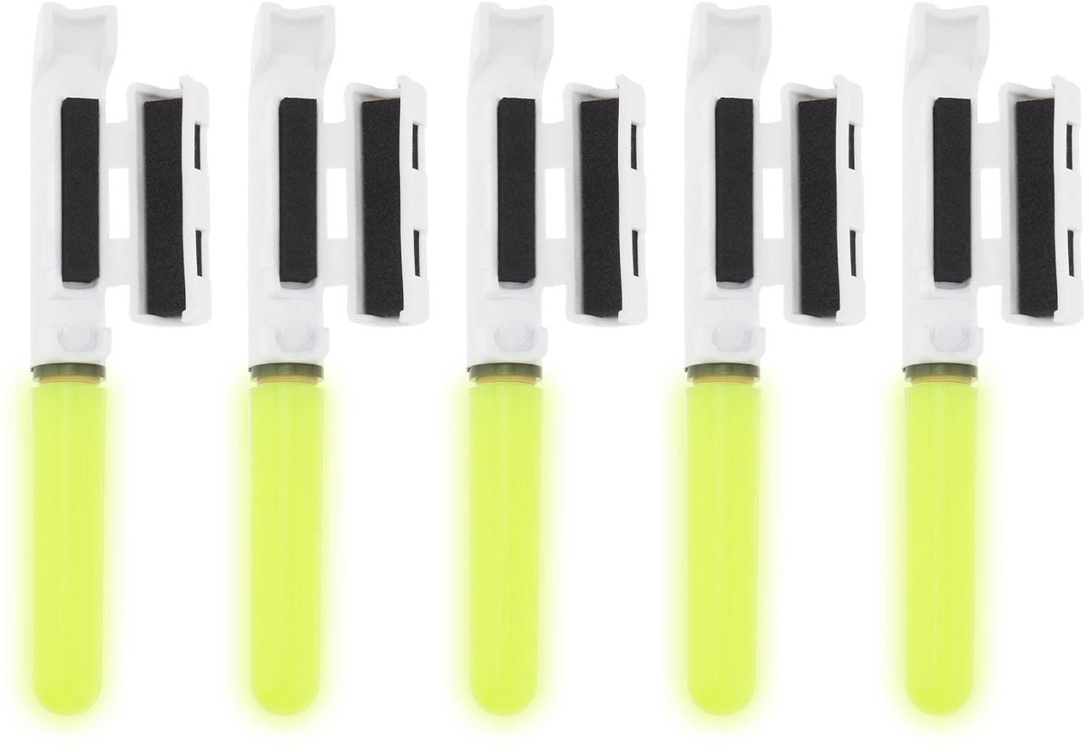 Dailygoods - Dailygoody - Hengel Lichten - LED Nachtvissen - Waterdichte Hengelpunt Lamp - Geel en Wit - Vissignalen - Hengeluitrusting - Zeevisserij
