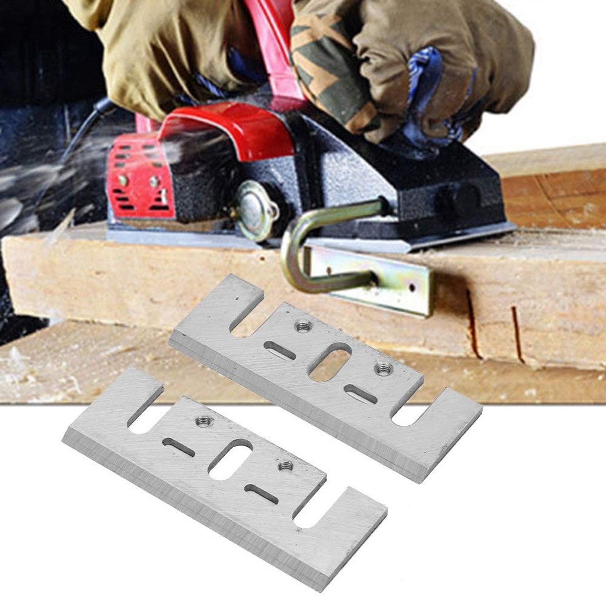 Dailygoods - Vervangende HSS Bladen voor Houtbewerking Planer