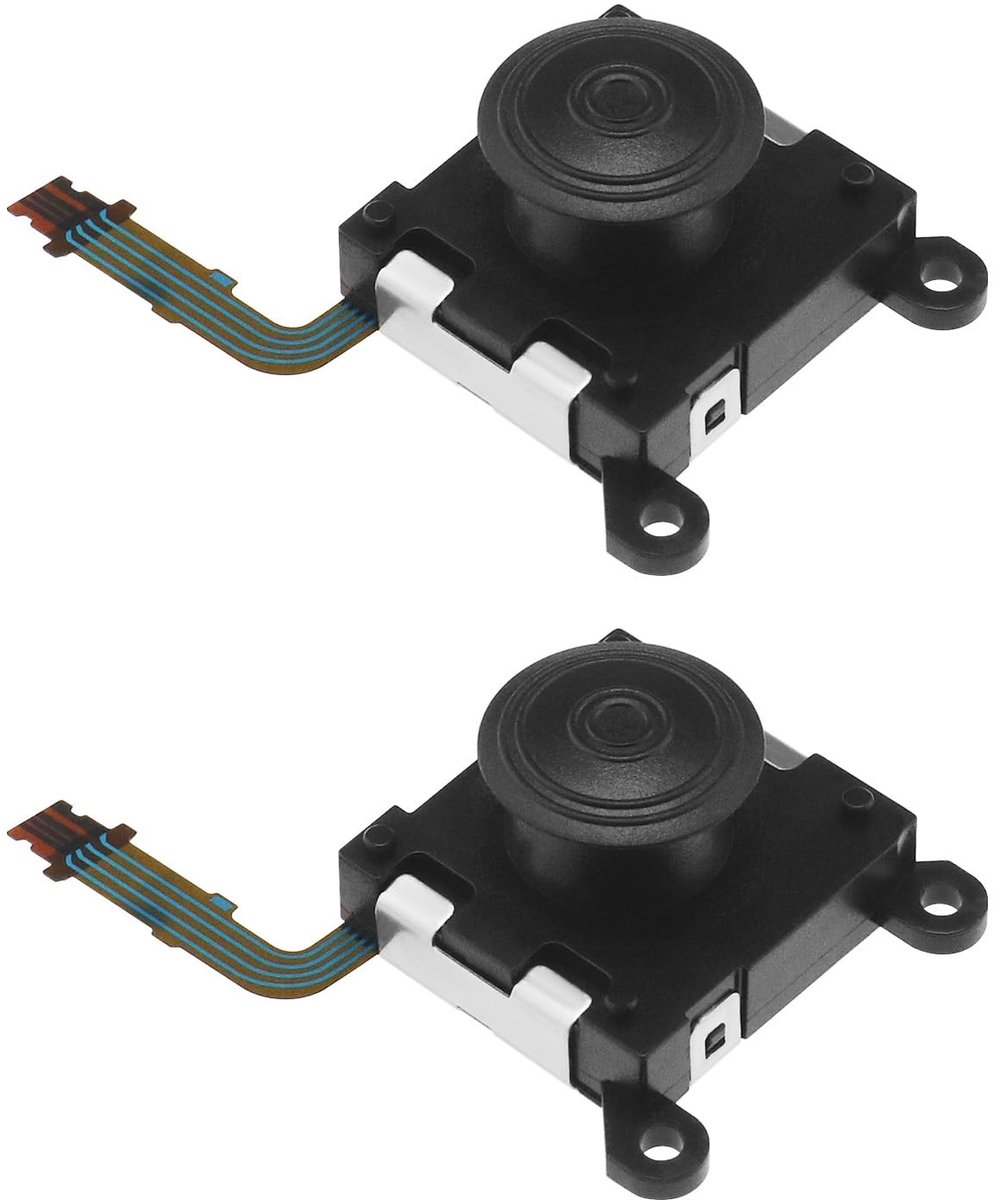 Dailygoods - Dailygoody - 3D Analoge Joystick Vervanging - Duimstick - Nauwkeurige controle - Zwart - Compatibel met PS Vita 2000 - 2 Stuks - Gaming accessoir
