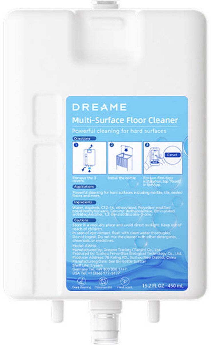 Dreame Multi-Surface Floor Cleaner - Krachtig Schoonmaakmiddel - Geschikt voor Dreame L20 Ultra - 450ml – foto 2