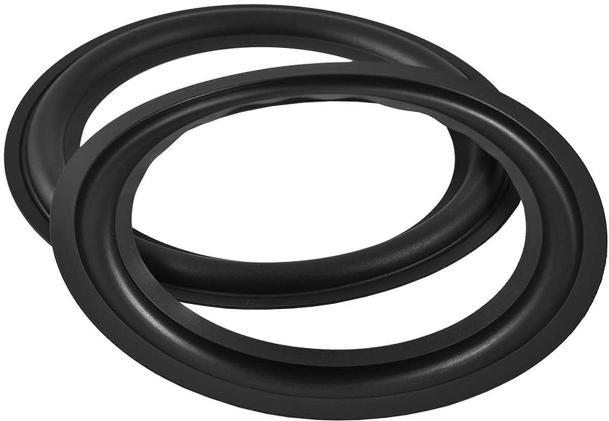 Dailygoods - 8 Inch Surround Luidsprekers - Rubber Woofers - Lange Levensduur - Reparatie Onderdelen - Perfecte Pasvorm - Geschikt voor Hifi Luidsprek