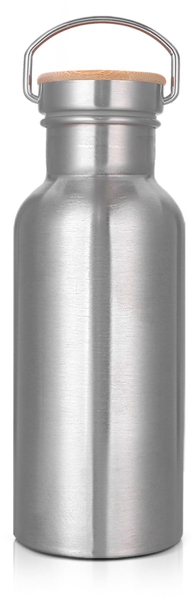Dailygoods - Dailygoody - Roestvrij staal thermosfles - Lekvrij - Geïsoleerd voor warme en koude dranken - 500 ml - Outdoor - Zilverkleurig - Geschikt voor kantoor.