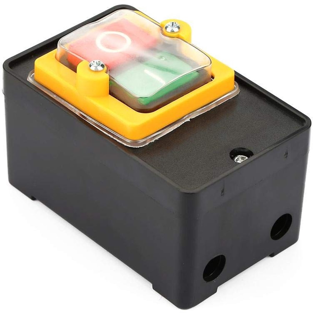 Dailygoody - Waterproof on/off drukswitch - Voor mechanische apparaten - 220V/380V - 10A - Eenvoudig te installeren - Geschikt voor AC circuits - Betr...