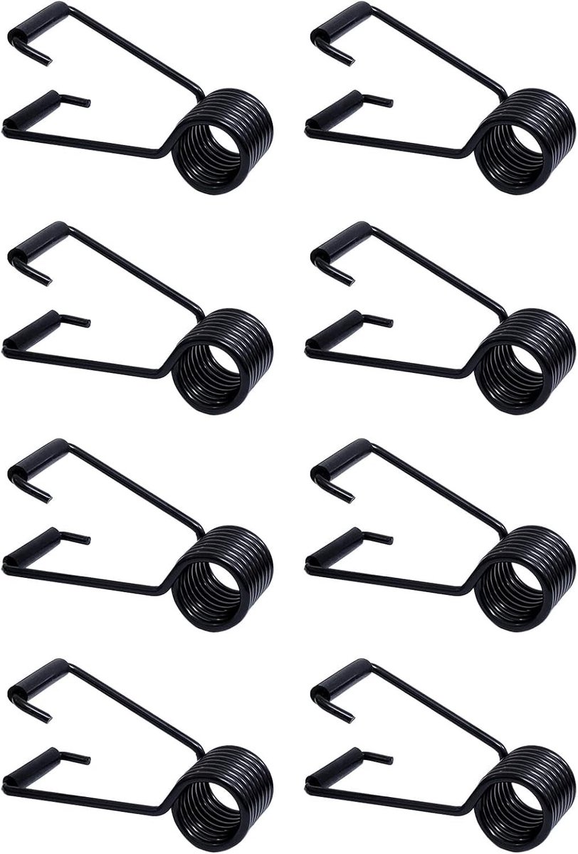 Dailygoods - Dailygoody - Universele Veerdeurdranger - Automatisch Sluiten - Zwart - Rubberen Bumpers - Geschikt voor Standaarddeuren - Kastdeuren en Slaapkamerdeu