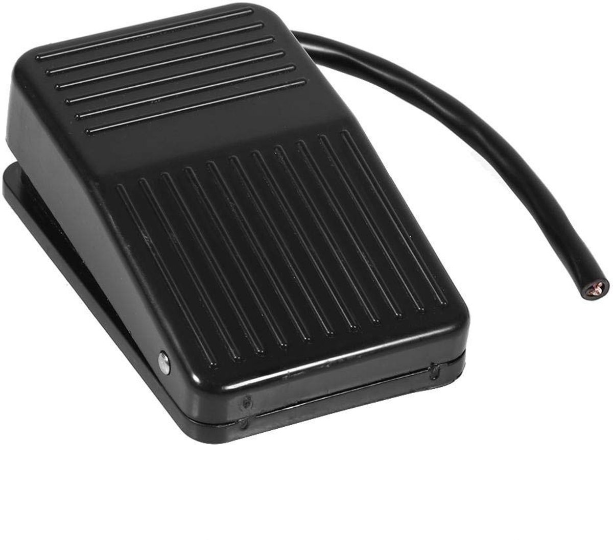 Dailygoods - Dailygoody - Elektrische Voetschakelaar - Voetpedaal Schakelaar - Eenvoudig in gebruik - Zwart - 220V 10A - Veilig en robuust - Geschikt voor diverse