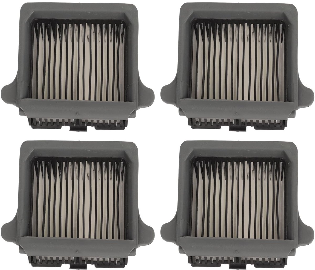 Dailygoods - 4 Stuks Herbruikbare Stofzuigerfilters voor Stoomreiniger
