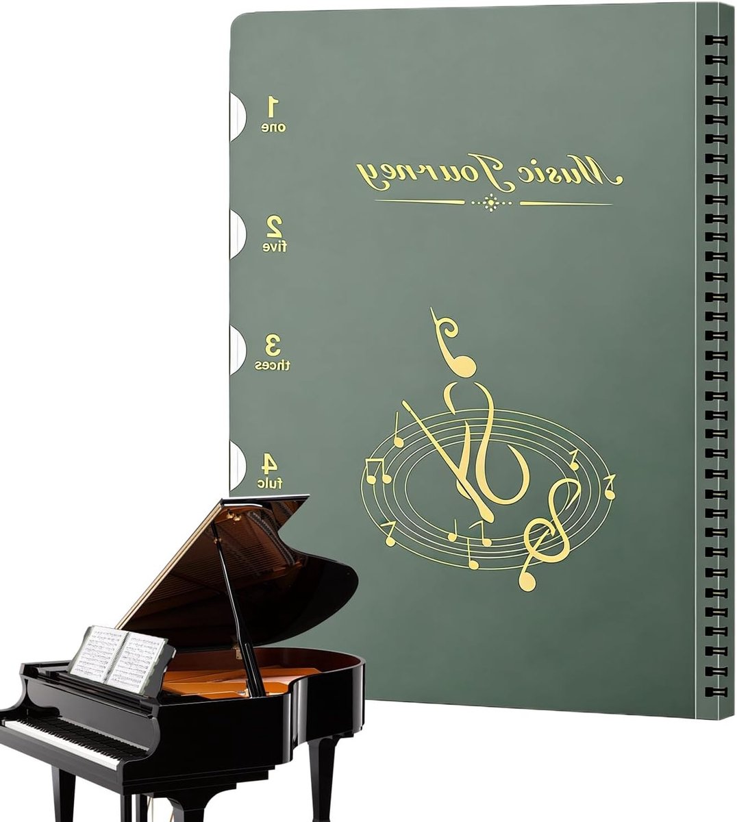 Muziekblad A4 Organizer Binder voor Documenten, Bladmappen, Koor Reizen en Vergaderingen