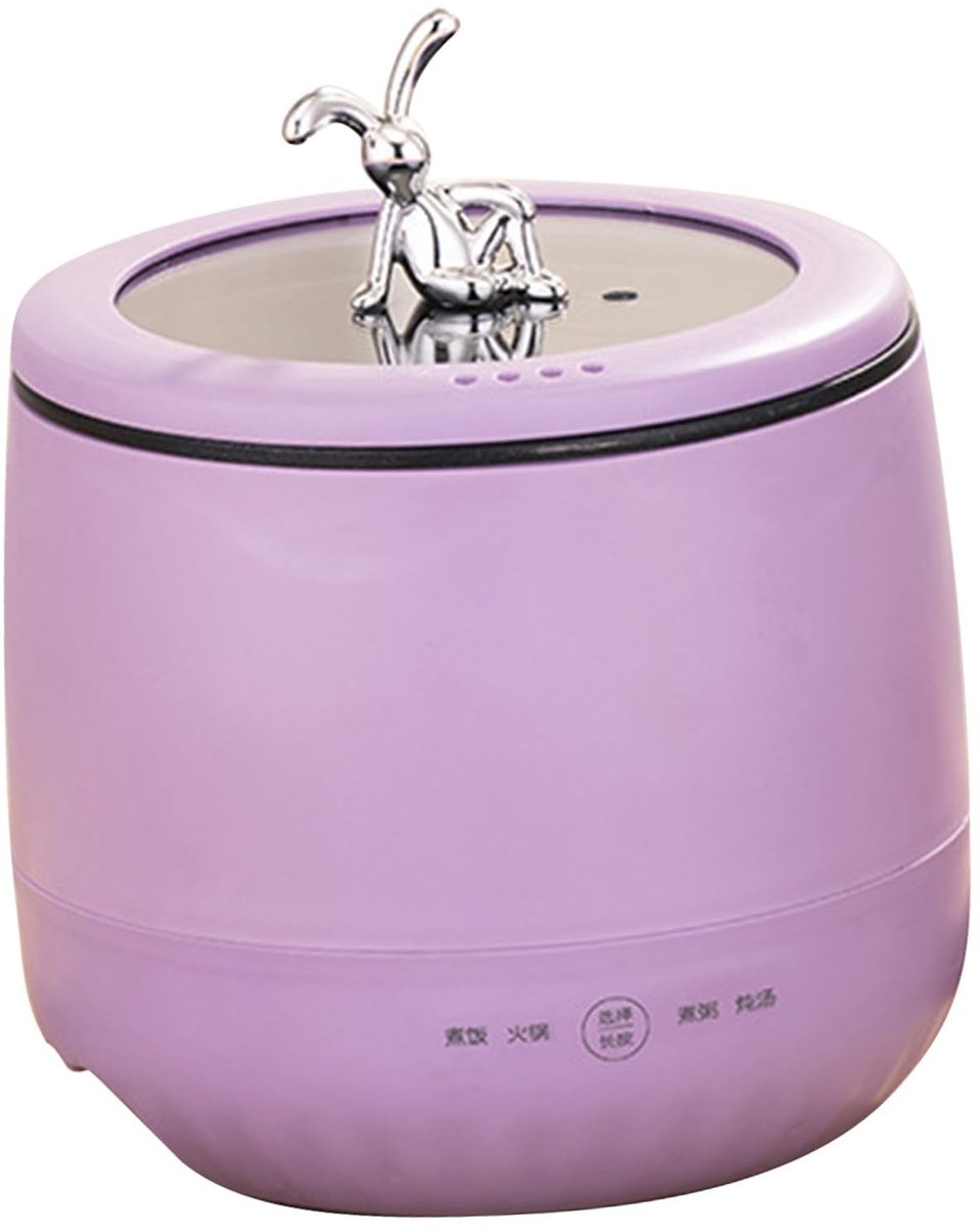 Dailygoods - Mini Rijstkoker 1,8L met Niet-Stick Coating voor Compacte Huishoudens