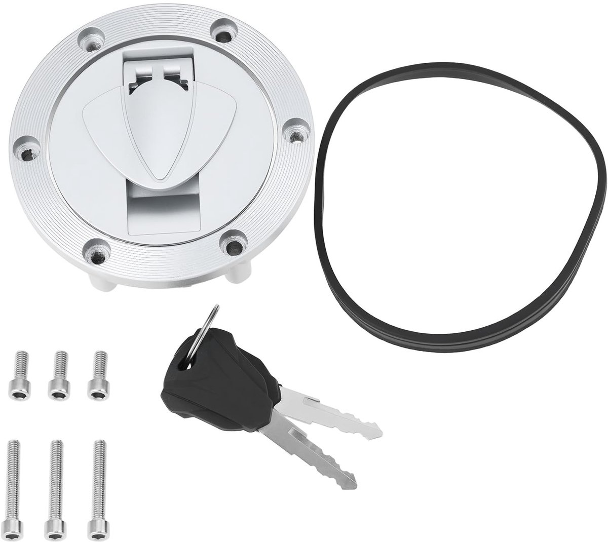 Dailygoods - Set van 6-Hole Lock Brandstofkap met Sluitring en Bouten