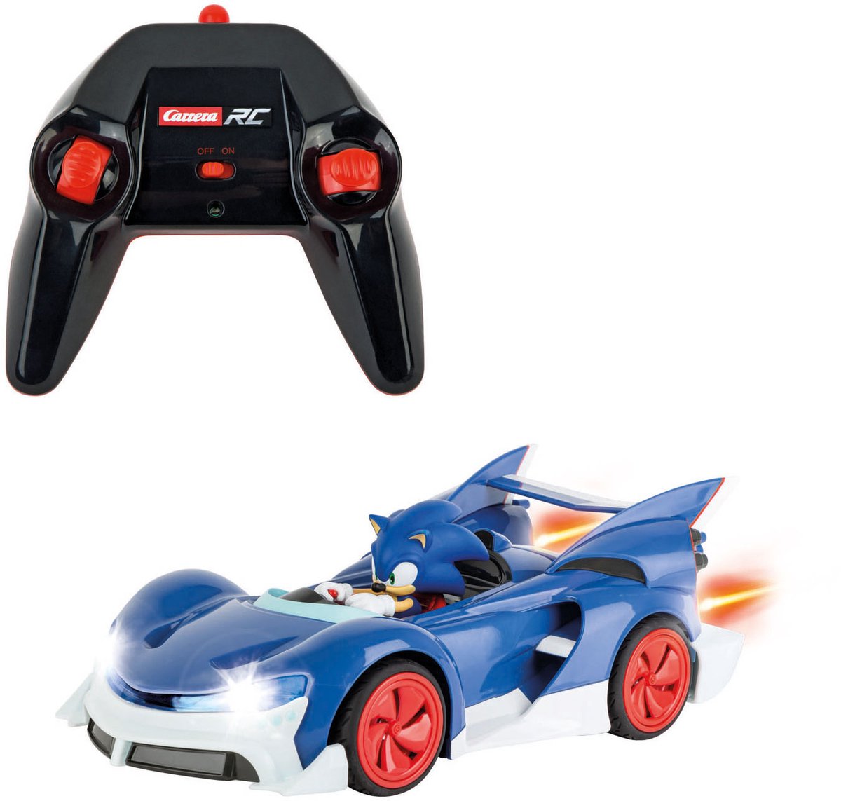 Carrera 2.4GHz Team Sonic Racing - Sonic (Performance Versie) rc thumbnail 3