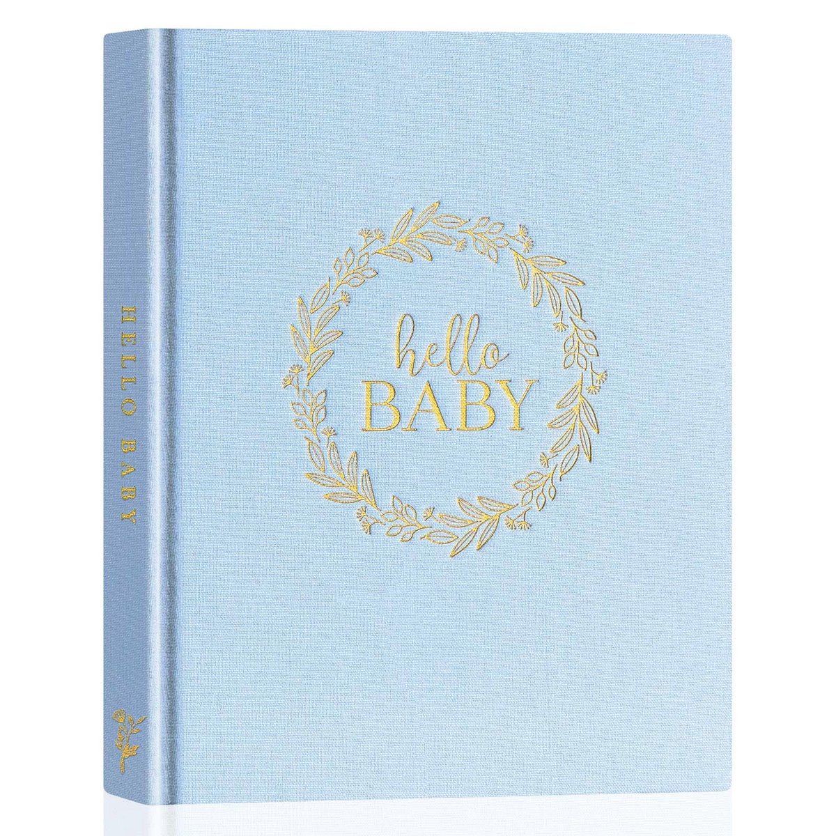 Dailygoods - Dailygoody - Baby Geheugenboek - Eerste 5 Jaar Dagboek - Linnen Omslag - Blauw - Mijlpaal Aandenken - Voor Jongen en Meisje - 154 Pagina's