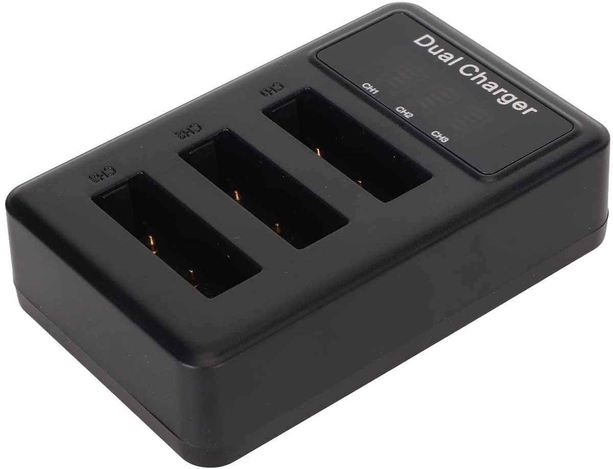 Dailygoods - Dailygoody - Batterijlader - Draagbare Oplader voor Camera's - Compact en Lichtgewicht - USB-Lader - Geschikt voor ZV1 RX100M7 RX1R WX350 X500 X400HX90
