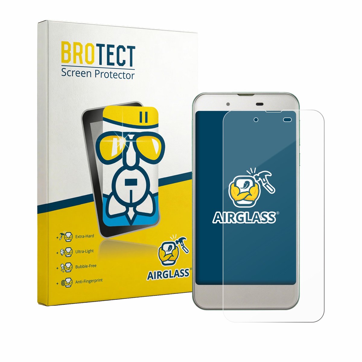 Screenprotector voor Sharp Aquos SHV37 Beschermglas transparant