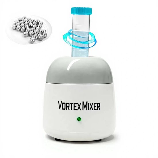 Mini Vortex Mixer - Kleurschudder Laboratorium - Vloeistoffen Mengen - Touch Functie - 8.0 cm x 7.6 cm - Blauw van MINI — afbeelding 4