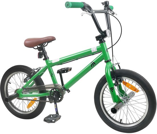 vidaXL - BMX - Fiets - 16 - Inch - voor - 5-8 - jaar - oud - Groen van VidaXL — afbeelding 4