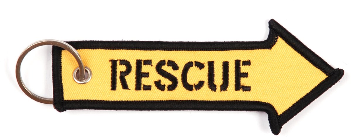 LuchtvaartSleutelhanger "Rescue"