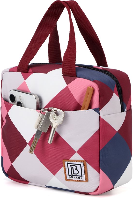Brisby 4 Laags Geïsoleerde Koeltas - Lunchtas - Kolftas 4 liter - Blok Rose van Brisby — afbeelding 2