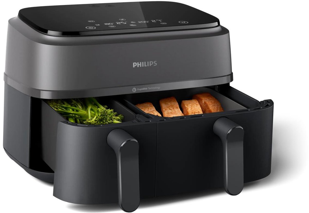 Philips 3000 series - Dual Basket Airfryer - NA350/00 - 9L — afbeelding 4