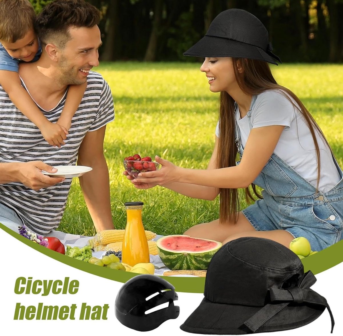 Fietshelm Dames - Heren Helmen - Outdoor Sport - Afneembare Brede Rand - 58-60cm Omtrek - Grijs – foto 4