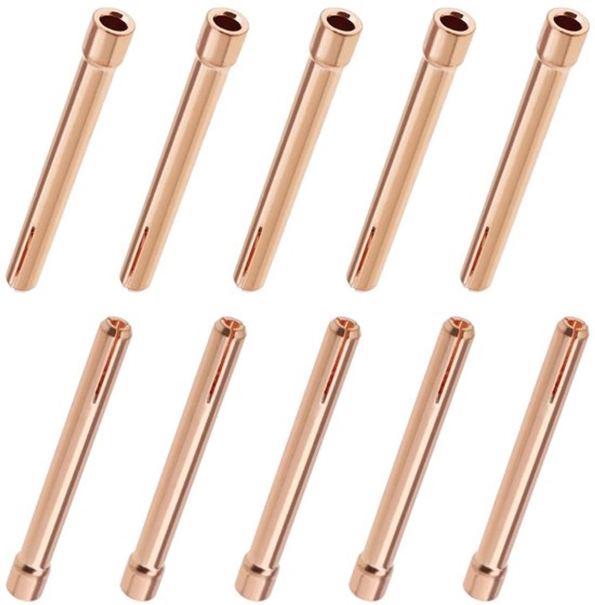 Allecto - Tungsten Elektrode Collet Tips - 10 Stuks - Hoogwaardige