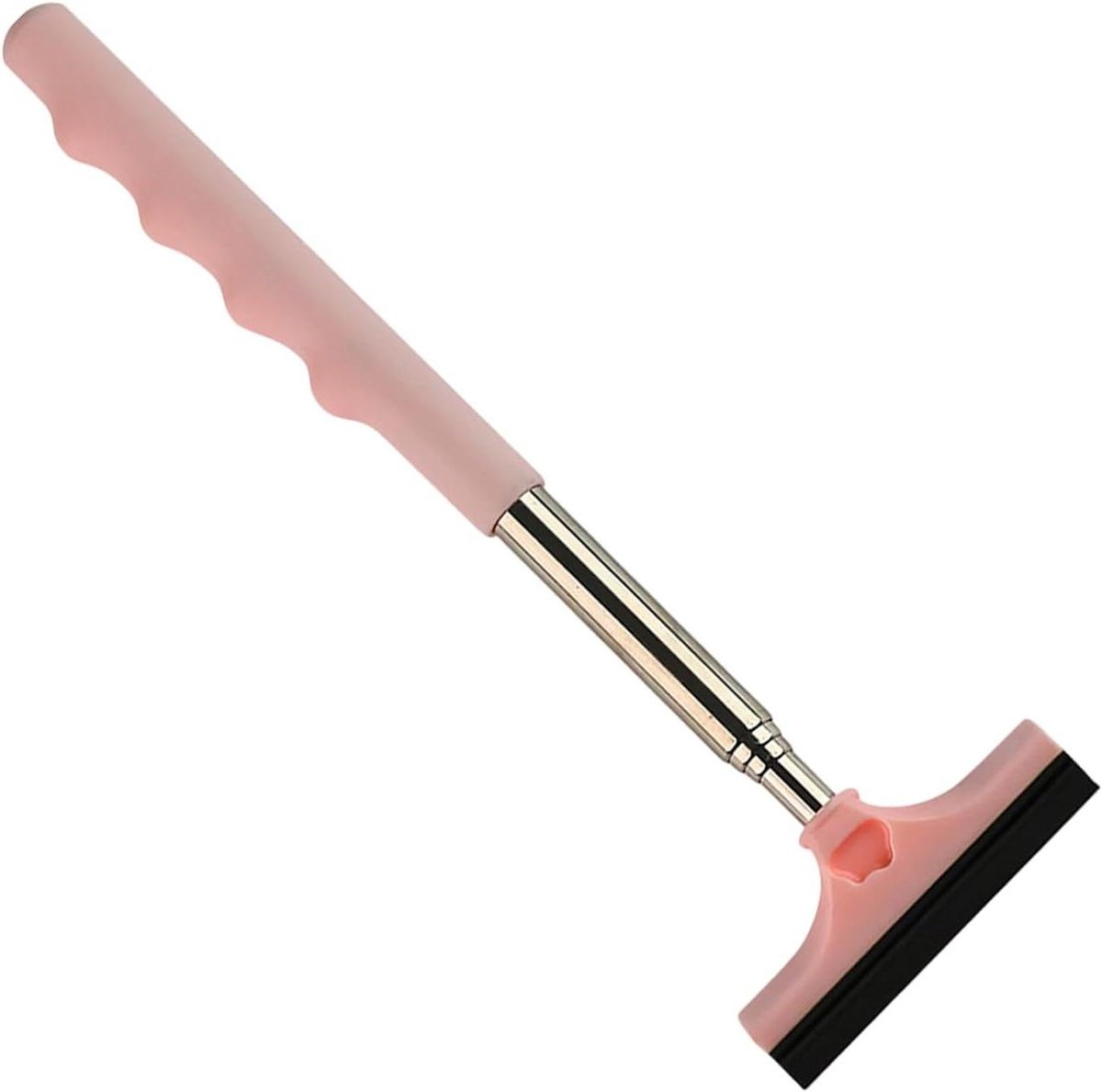 Raamtrekker Auto - Glastrekker Wisser - Auto Reinigen - Telescopische Stang - 18 cm - Roze
