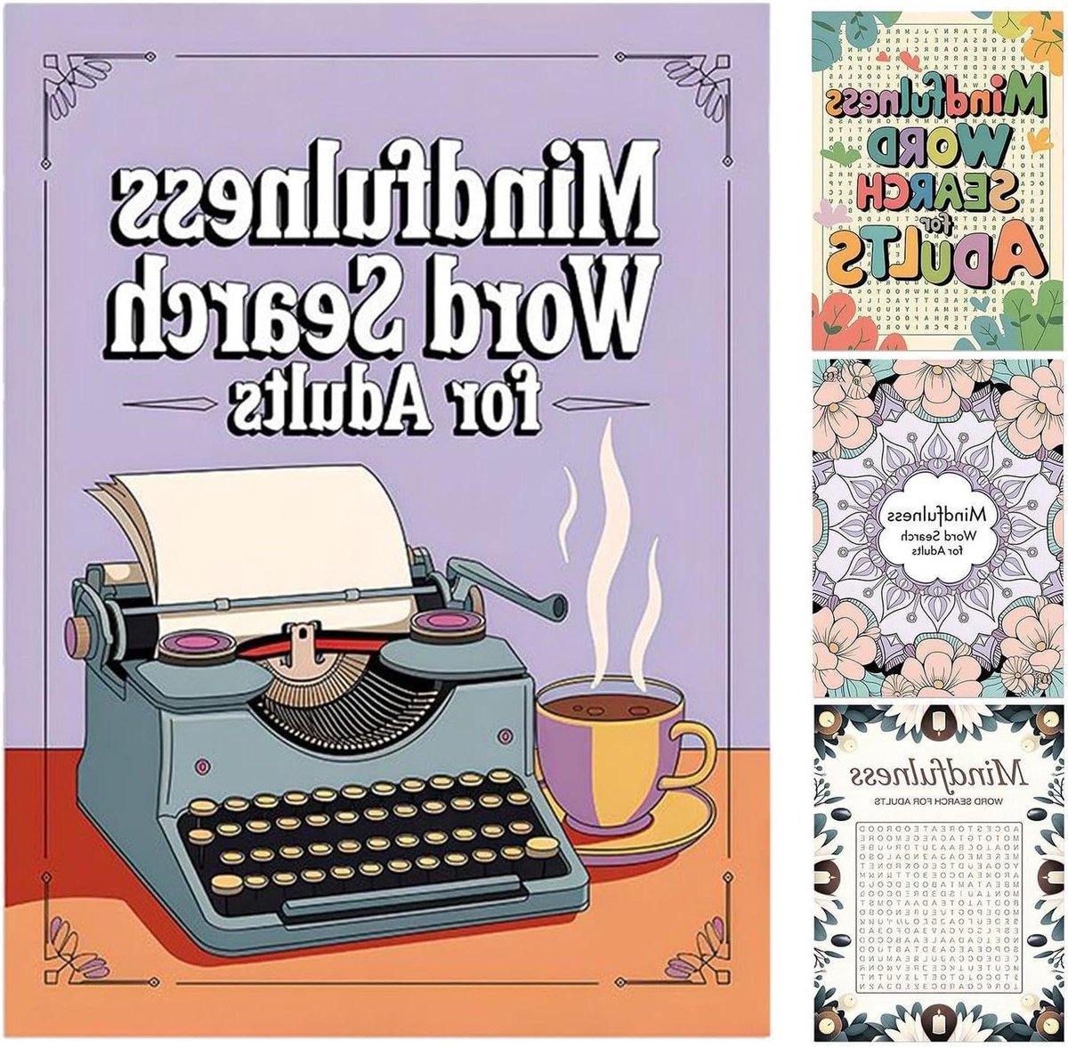 Zoekspel Woorden - Puzzelboek Volwassenen - Hersenen Trainen - Meer Dan 400 Puzzels - A4 Formaat - Meerkleurig