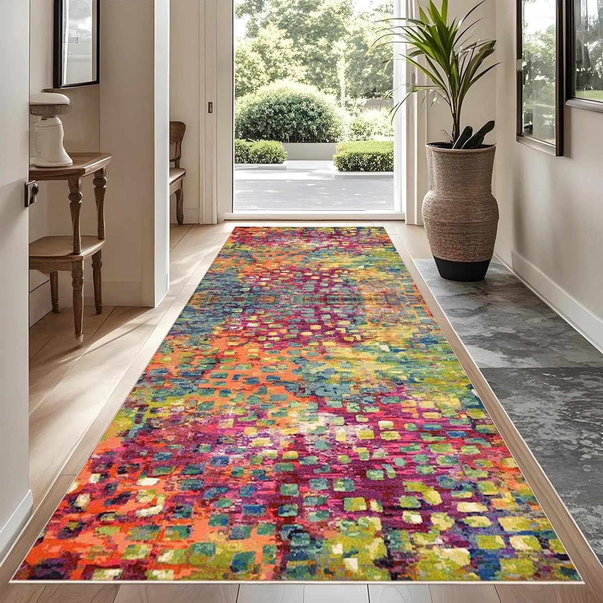 Halve loper - Lange vloerbedekking - Entree decoreren - Antislip onderkant - 60 x 200 cm -