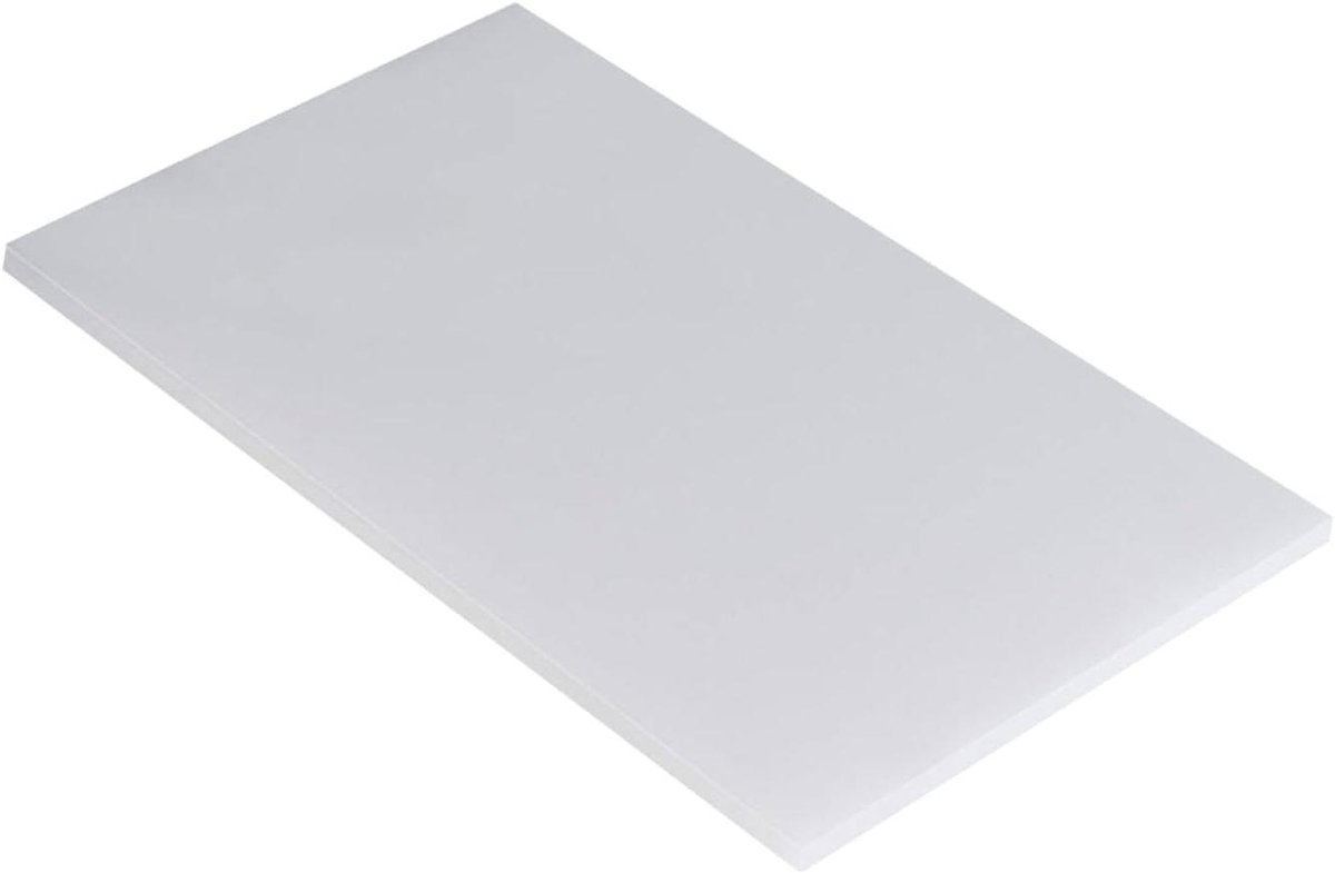 Kunststof Plaat - Nylon PA6 - Onderdelen Maken - Hoge Slijtvastheid - 25mm Dikte - Wit