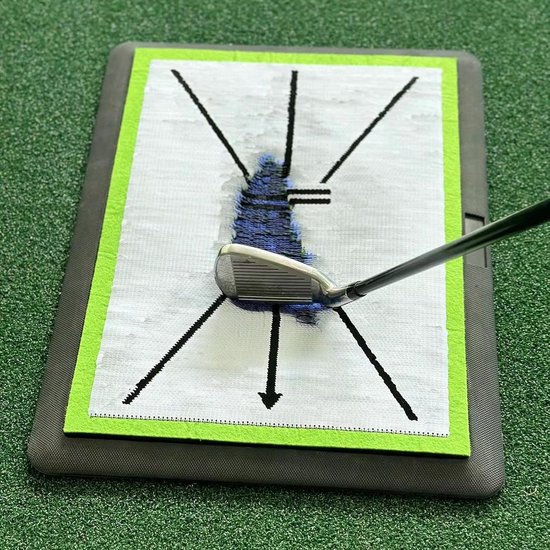 Golf Schommelmat - Trainingsmat Golf - Swing Analyseren - Directe Feedback - 33 x 4 cm - Groen — afbeelding 2