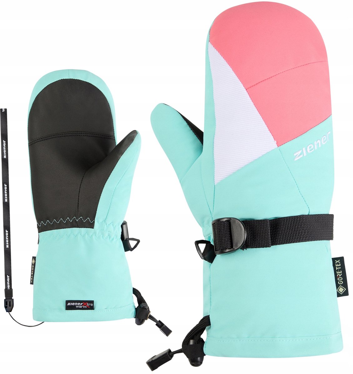 Ziener Lanic GTX Mittens Junior Skihandschoenen Strawberry Sorbet