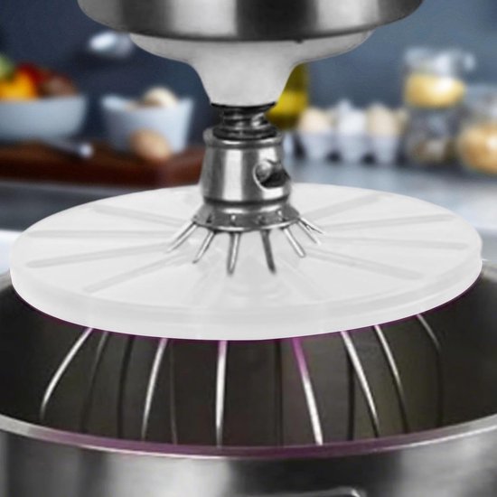 Mixer Spatbeschermer - Keuken Hulpmiddel - Hygiënisch Werken - Zeslijnig Systeem - 14 cm Breed - Transparant — afbeelding 3