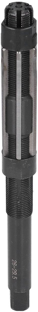 Dailygoods- Ruimer Verstelbaar 26-29,5 mm - Handruimer - 6 Groeven - Hoog Slijpnauwkeurigheid - Universele Schacht - Fijne Verwerking