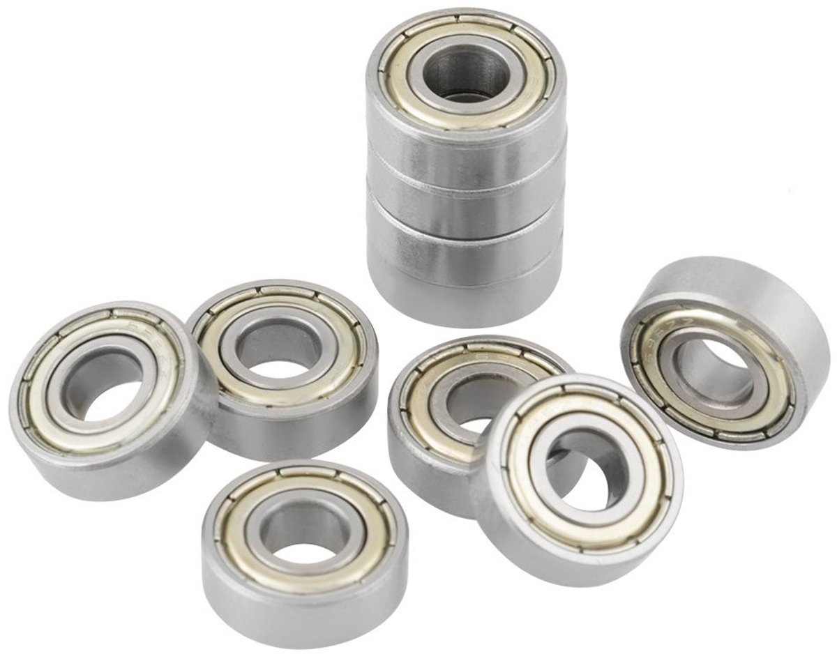 Dailygoods - 10 Stuks Kogellagers 696ZZ van Roestvrij Staal - 6 x 15 x 5 mm
