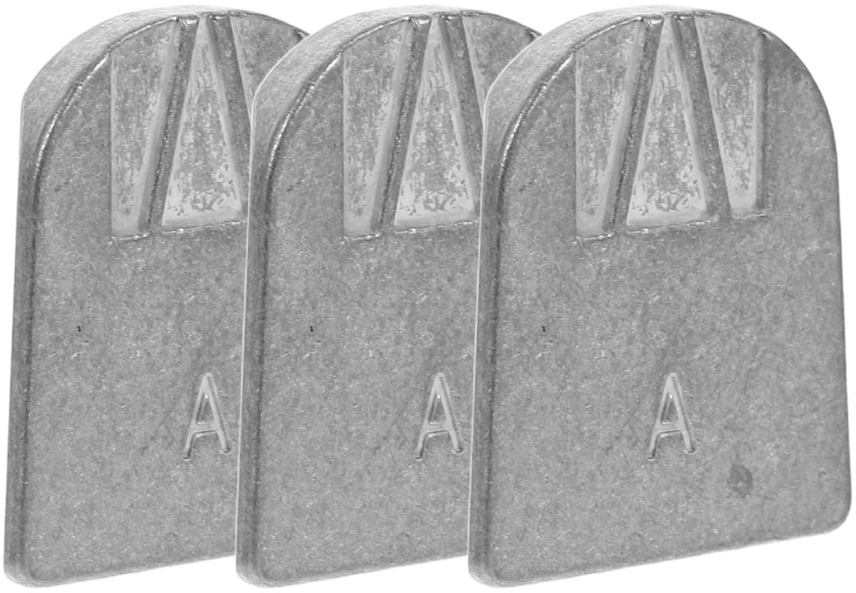 JHUBERS- Spiegelhouder Aluminium - 3 Stuks - Achteruitkijkspiegel Beugel - Duurzaam - Eenvoudige Installatie - Grijze Houder - Achteruitkijkspiegelhouder