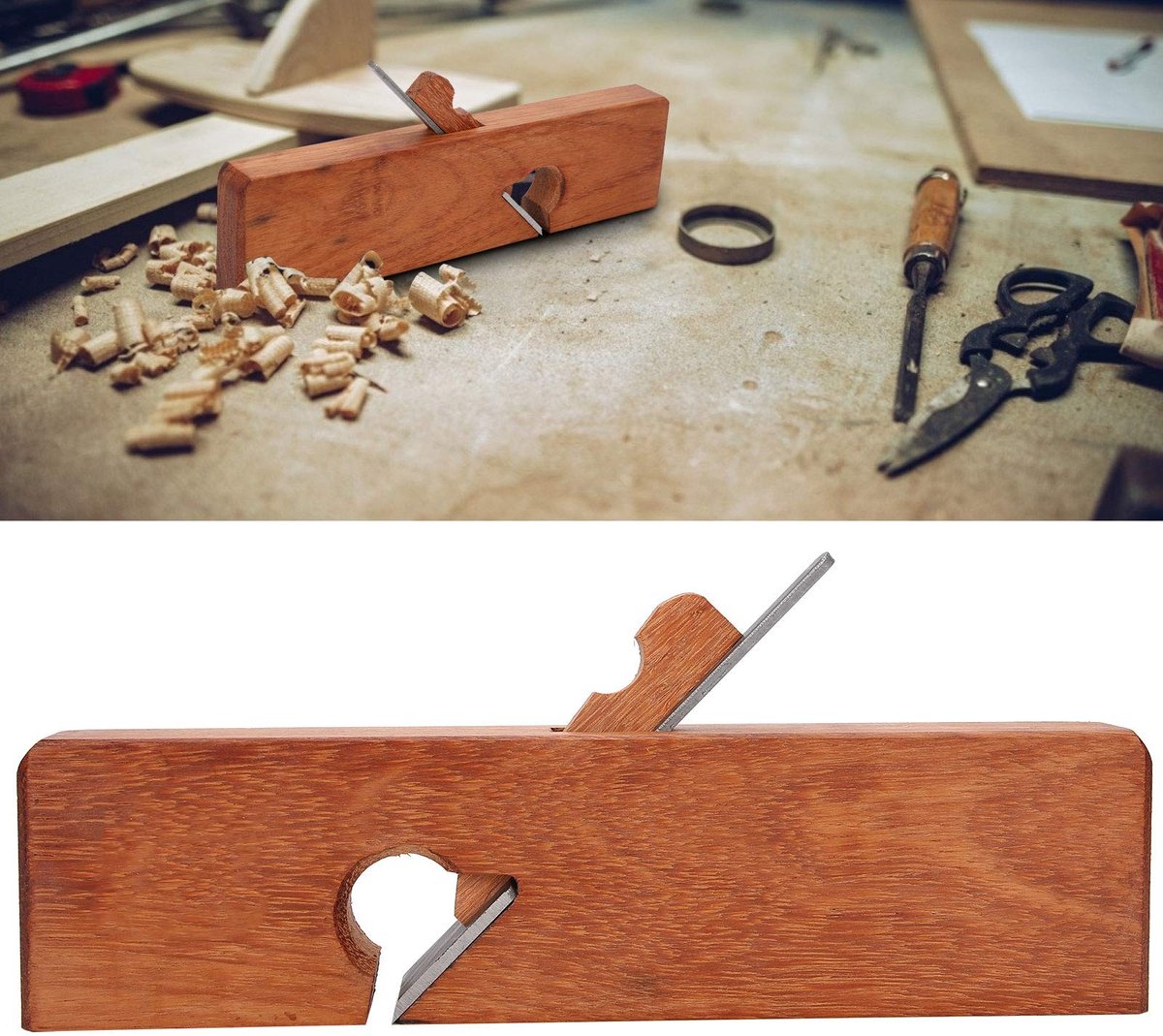 JHUBERS - Houten Handplaner - Professionele Houtbewerking Tool - Voor Snijden en Polijsten - Geschikt voor Houtbewerking - Ideaal voor Vakmanschap...