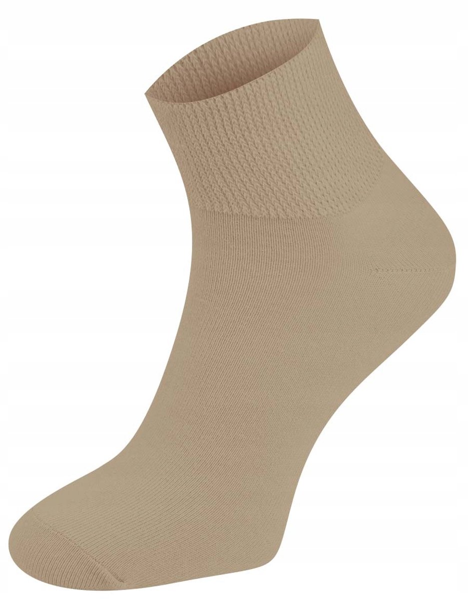 Todo Medical Drukloze Sokken Kwart Beige