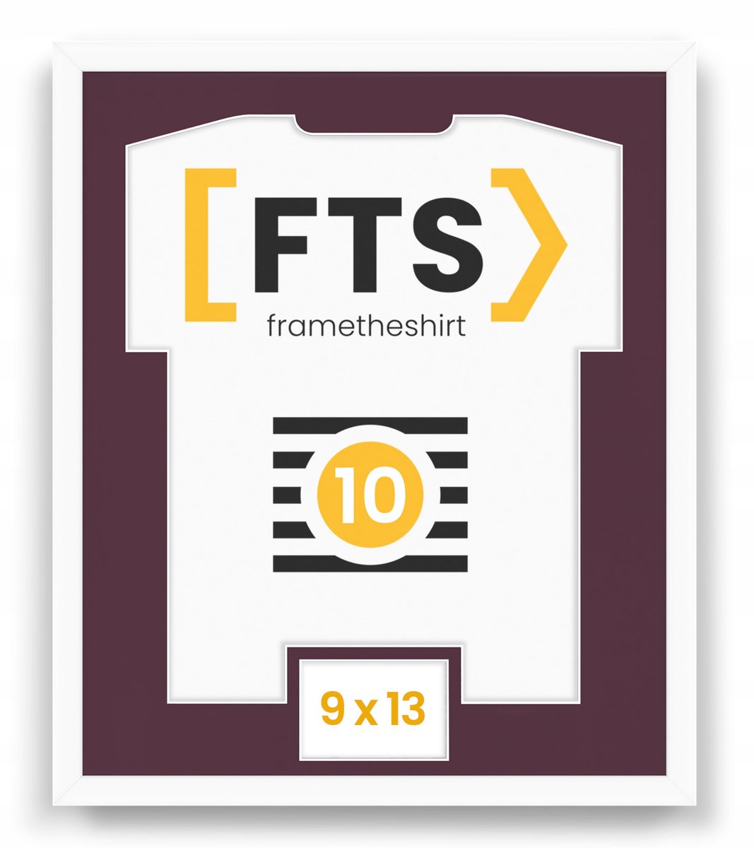 FTS Premium Fotolijst voor Sportshirt - Herinnering met Foto-opening