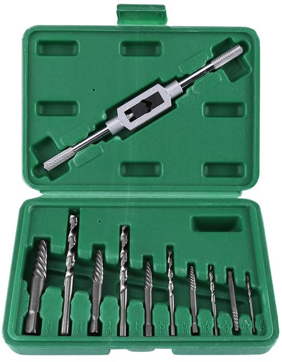Allecto - 11-delige Schroeftrekkers - Gebroken Schroefboortrekkerset