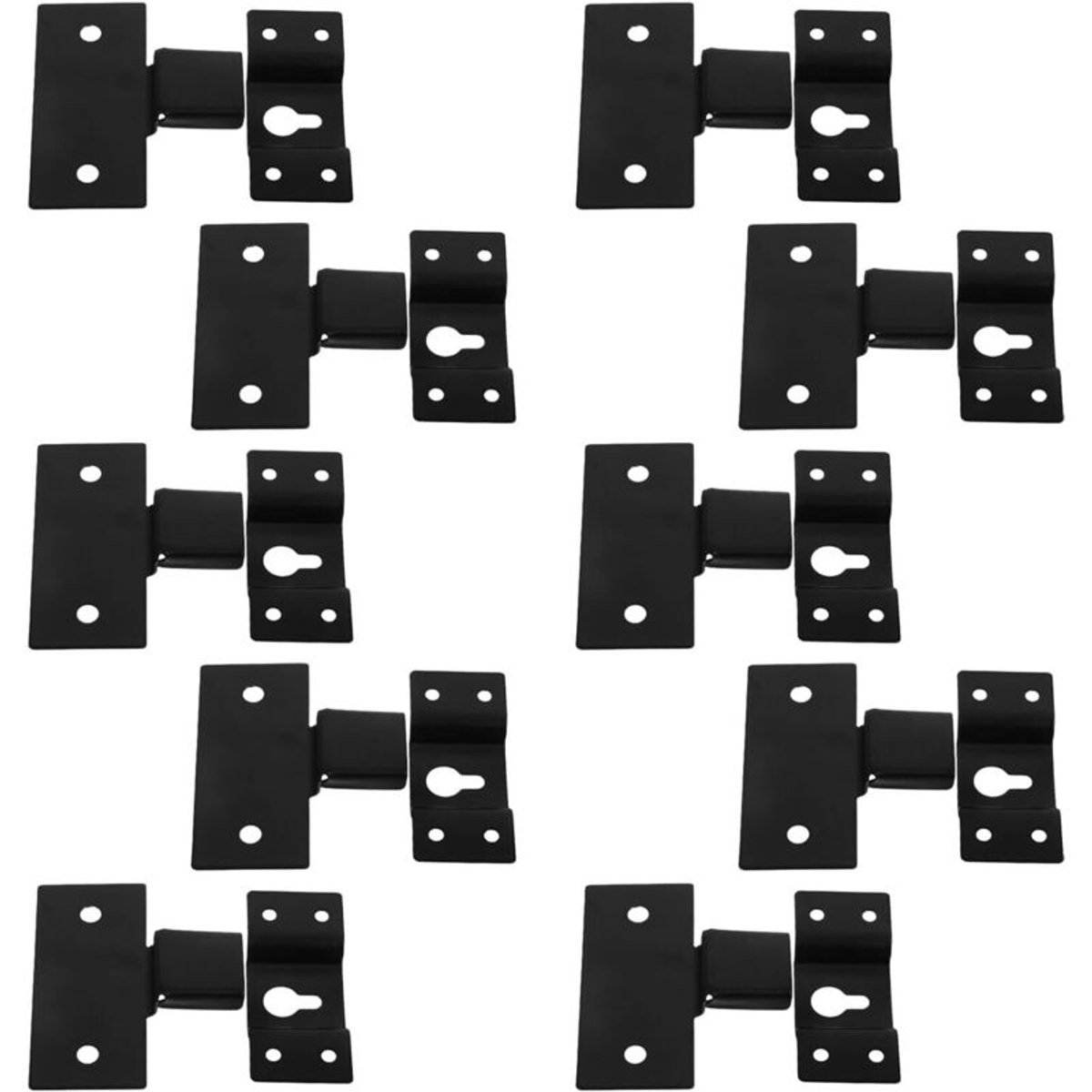 Boekenplankspeakerstandaards (10 sets), wandmontage, geschikt voor surround speakers, karaokekamers, bars en andere gelegenheden.