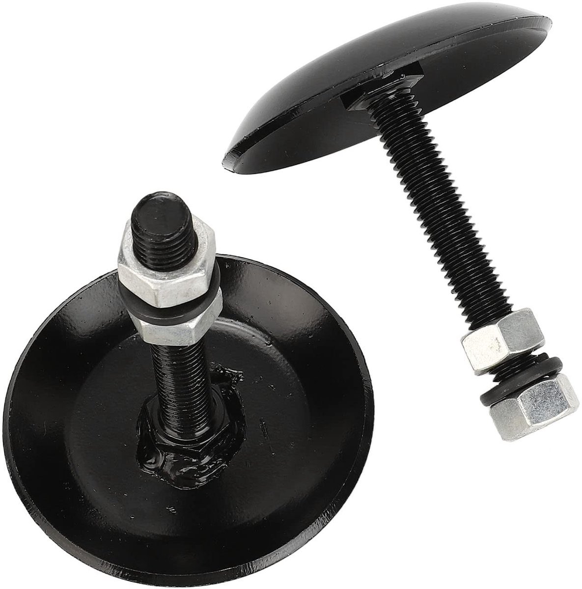Dailygoods- Sneeuwploeg Heavy Duty - 2 Stuks - Skid/Schoenen - ATV/UTV - Inclusief Moeren/Sluitringen - OEM 2873423 Compatibel - Ploegschoenen