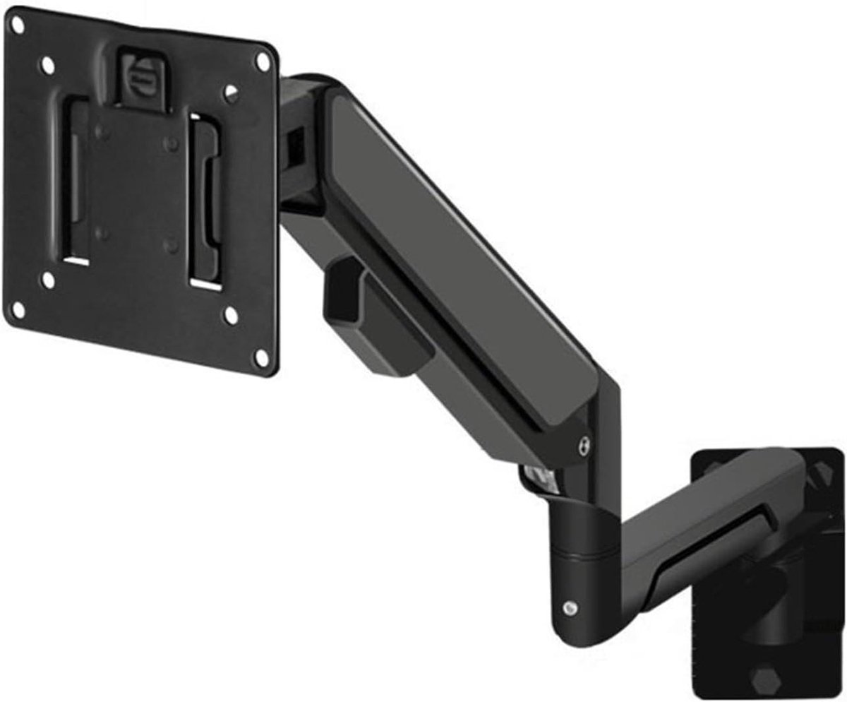 Monitor Arm - Muurbeugel Scherm - Werkruimte Optimaliseren - Pneumatische Veer - Tot 32 Inch - Zwart