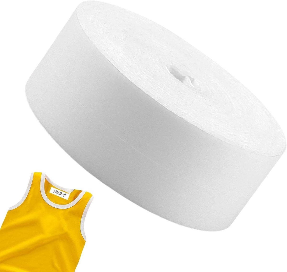 Opstrijkbare Naamlabels - Kleding Labels - Kleding Markeren - Wasbaar Duurzaam - 25x800cm - Veelkleurig