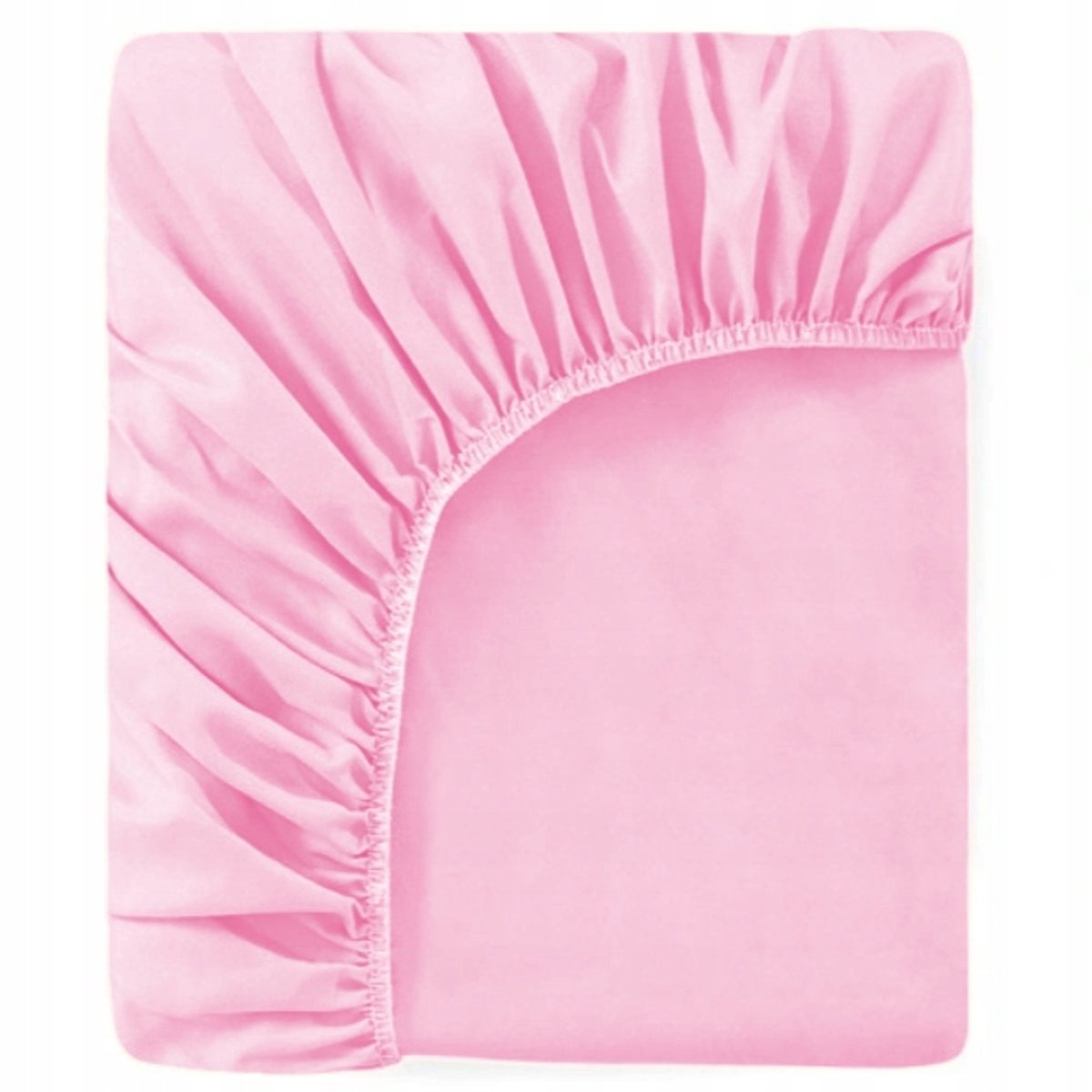 Jersey Hoeslaken met Elastiek 80x160 cm - Zacht Katoen - Lichtroze