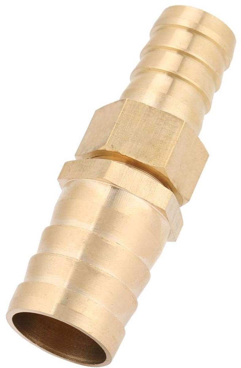 Dailygoods - Connectoren van messing - Buisverloopstuk adapter - Duurzaam en corrosiebestendig - 19-25 mm - Slangtule - Geschikt voor diverse toepassi...