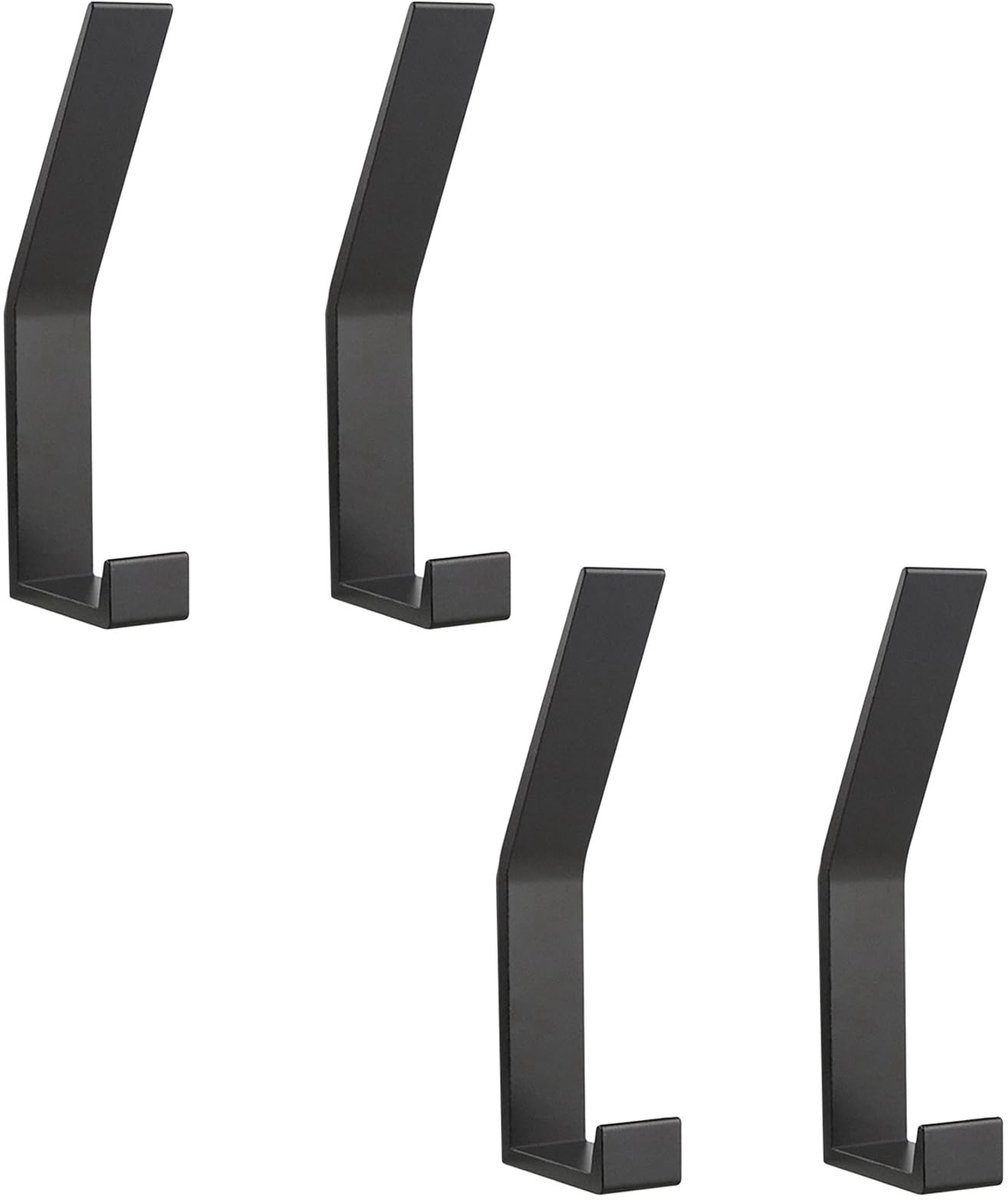 BRENZOOS- Wandhaken Heavy Duty - Wandhaken voor Handdoeken - Wandhaken voor Kleding - Ophanghaken voor Sleutels - Eenvoudige Installatie - Geschikt voor Badkamer/Keuken - Haak