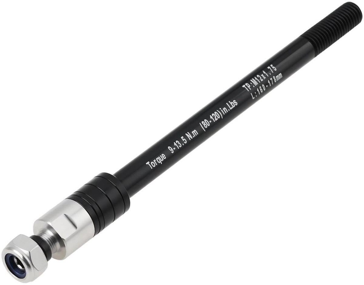 Dailygoods - 12 mm Fietskar Steekas Verstelbaar 160-178 mm - Geschikt voor Mountainbikes en Racefietsen